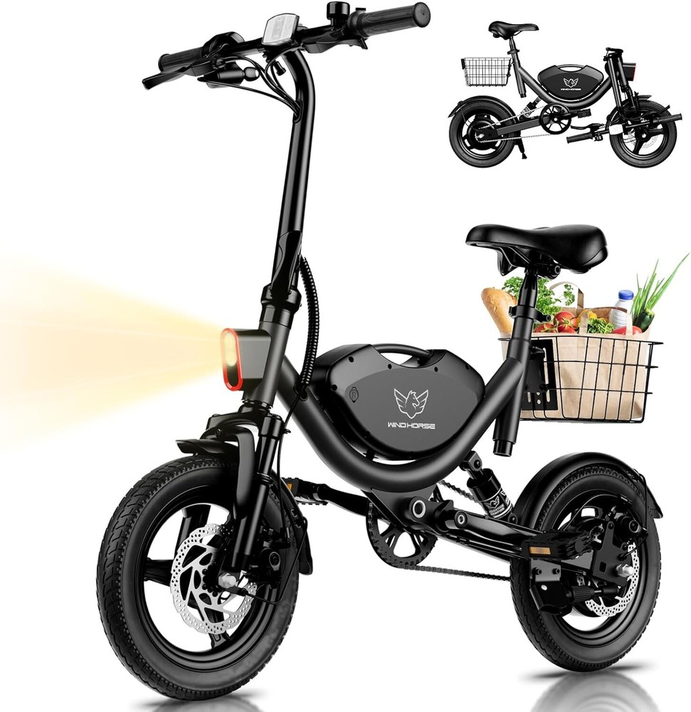 36V 710W Folding Electric Bike for Adults 22MPH Electric Bicycle Commuter 35MIle