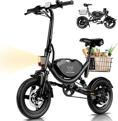 36V 710W Folding Electric Bike for Adults 22MPH Electric Bicycle Commuter 35MIle