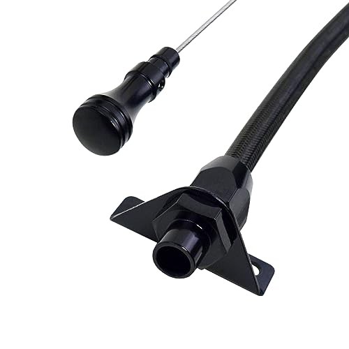 HAHAHA 700R4 4L60E 4L80E Trans Flexable Stainless Braided Hose Dipstick