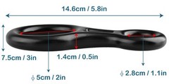 Rescue Figure 8 Descender, 35kN 50kN Aluminum Rappelling Belay Gear Climbing