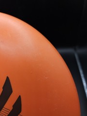 VERY RARE 1983 Ben-Wal Kitty Hawk Soft Touch 1 stamp Orange Disc Golf 174g