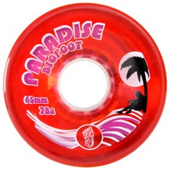Bigfoot Freeride Longboard Wheels 65mm 78A Islanders SHR Cruiser Red