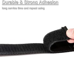 8x Replacement Straps Hoverkart Go Kart For Scooter, Adjustable Hoverboard,Black