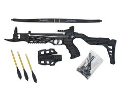 KingsArchery Crossbow Pistol Self-Cocking 80LBS Archery Bow Aluminum Arrow Hunt