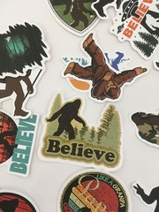 Big Foot Stickers Funny Stickers Kids Sticker Adults Sasquatch Stickers – 50 Pcs