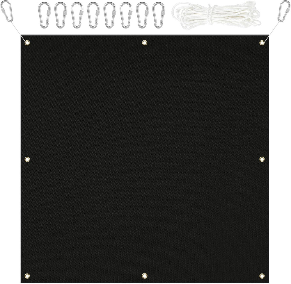 Heavy Duty Archery Backstop Netting with Rope & Hooks for Backyard Shooting