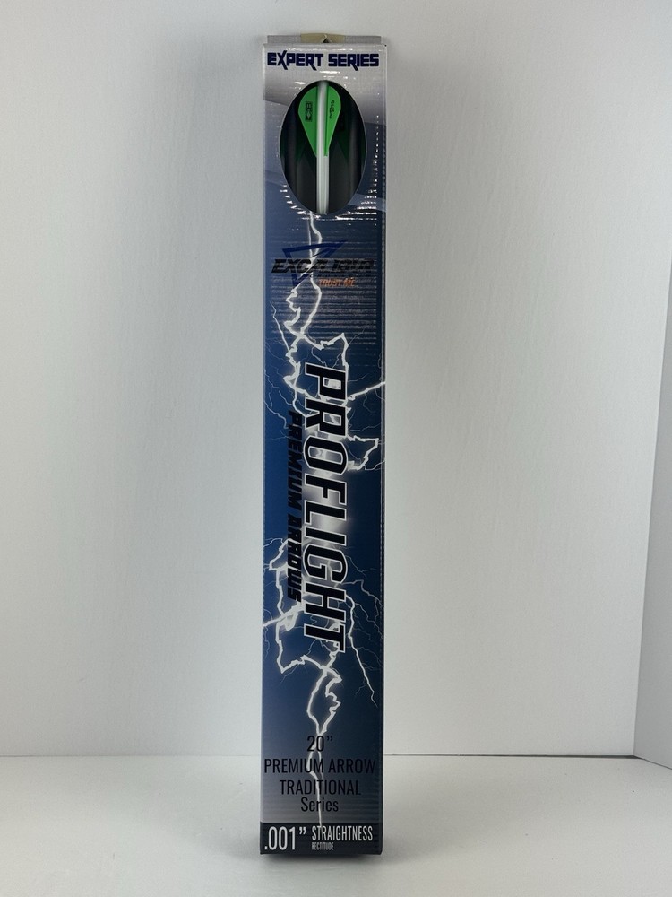 Excalibur ProFlight 2″ Blazer Vane Crossbow Carbon Arrows 6 Pack 20in Green