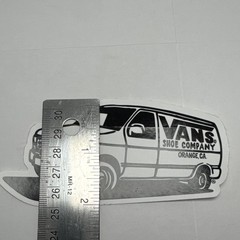 Vintage Skateboarding Stickers Vans Shoe Tour Van Orange, California Lot of 5