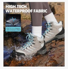 R CORD Hiking Boots Women Waterproof Womens Hiking Boots Comfortable 8 NEW