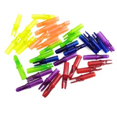 50PC Arrow Nocks Insert Tips ID6.2mm Arrow shaft Tails Plastic Archery bow DIY`