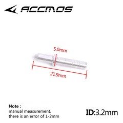 50pcs Aluminum Archery Nock Pins Arrow Shaft Insert 3.2mm 4.2mm 5.2mm 6.2mm 8mm