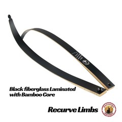 Deerseeker Archery Takedown Recurve Limbs Bow Limb Replacements with 2pack Ha…