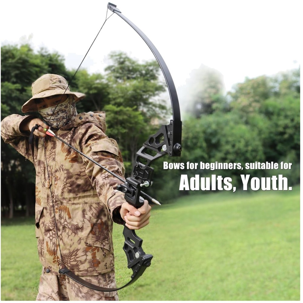 Recurve Bow and Arrow Set for Adult Beginners, 30-40 Lbs