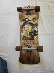 1980S ZORLAC Gargoyle Jimi Scott Airbourne Skateboard Deck Truck & Wheels READ!!
