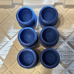 6 Pack 37mm Chalk Cobray Safe Practice Signaling Kit- Translucent Chalk Filled