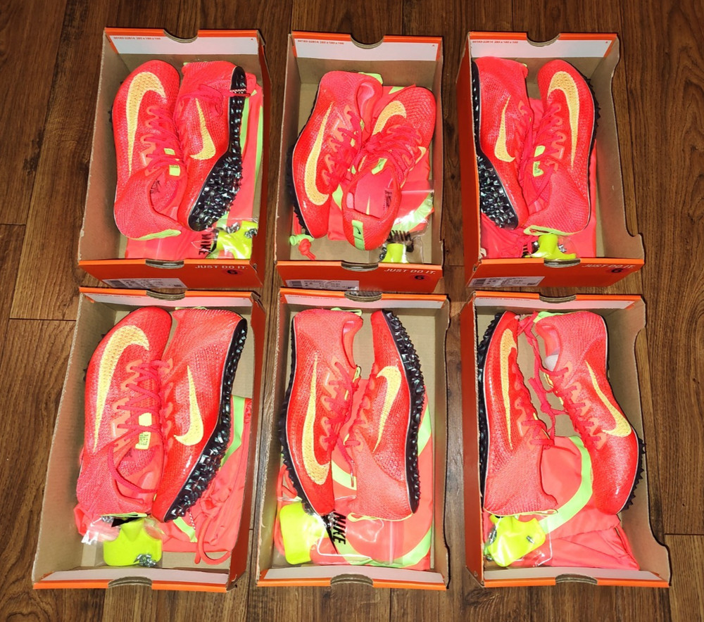 LOT OF 6 Size 4.5 Nike Zoom Superfly Elite 2 FK Track & Field Spikes FZ9662-600