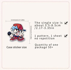 Friday Night Funkin Sticker Pack 50pcs FNF Vinyl Stickers Laptop FREE SHIPPING