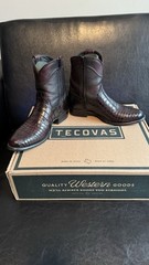 Tecovas Dean – Black Cherry Crocodile – 8.5D