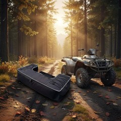 ATV Seat Storage Bag Multi-Pocket Design Accessory Easy to Install
