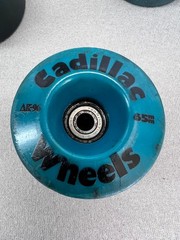 Cadillac Skateboard Wheels Sealed Bearings-Blue- Vintage