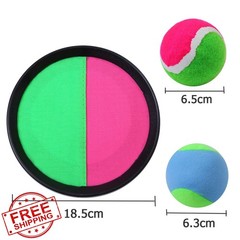 Toss and Catch Paddle Game Set 6 Paddles 6 Balls Storage Bag