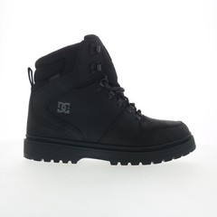 DC Peary TR ADYB700045-BB2 Mens Black Leather Skate Inspired Sneakers Shoes