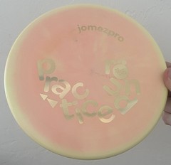 Discraft ESP Zone JomezPro Practice Round Yellow Peach New & Unthrown 173-174g