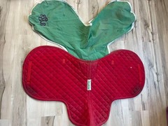 Granada Deep Seat All-Purpose English Saddle 17” Used Normal Wear With 2 Pads