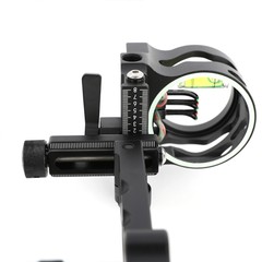 5 Pin Sight Compound Bow 4X 6X 8X Lens 0.019″ Fiber Adjustable Archery Hunting