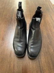 R.M. Williams Black Comfort Boots Oil Resistant Sole US Size 9 Made in Australia
