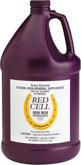 Horse Health Red Cell, Liquid Vitamin-Iron-Mineral Supplement for Horses, Helps
