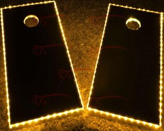 1 Set Cornhole LED Lights MIX & MATCH Corn Hole Bean Bag Board Edge Night Light