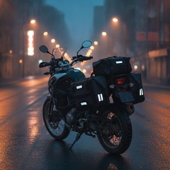 Motorcycle Saddlebags Easy to Install Motorcycle Side Bags Adjustable for