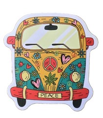 50pcs Micro Bus & Transporter Sticker Pack 60’s 70’s style Bus ~ Free Shipping