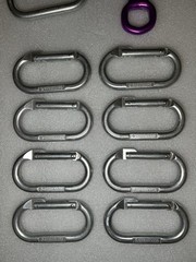Lot 13 Vintage Chouinard Carabiners 2100 Kg 2000KG Lowe Tuber , Black Diamond