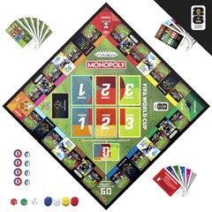 Monopoly Panini Prizm: FIFA World Cup Game I Soccer Board Multicolor