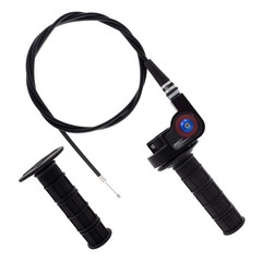 1PZ GS1-T10 Heavy Duty 7/8″ 22mm Twist Throttle Grips Cable for CRF KLX TTR 1…