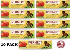 10 Pack In Box Paste Horse Dewormer Apple Flavored Wormer US