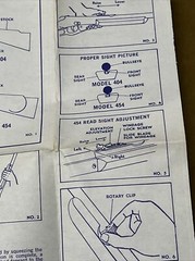 Original Daisy Model 404 454 Pellet Rifle Gun Operation Manual Pamphlet