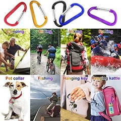 Carabiner Clip, 10 Pack, 855lbs，3″ Heavy Duty Caribeaners for Hammocks, Campin..