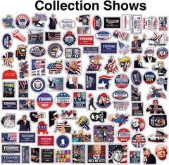 GTOTd The President Stickers (200 pcs) Patriotic American Elect Vote USA Flag