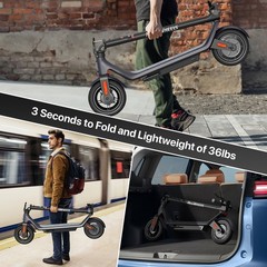 300W 7.5AH Folding Electric Scooter Adult 10» Urban Commuter E-scooter Range