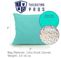 8 All Weather Regulation Cornhole Bags – 23 Colors -High Quality – Resin Filled