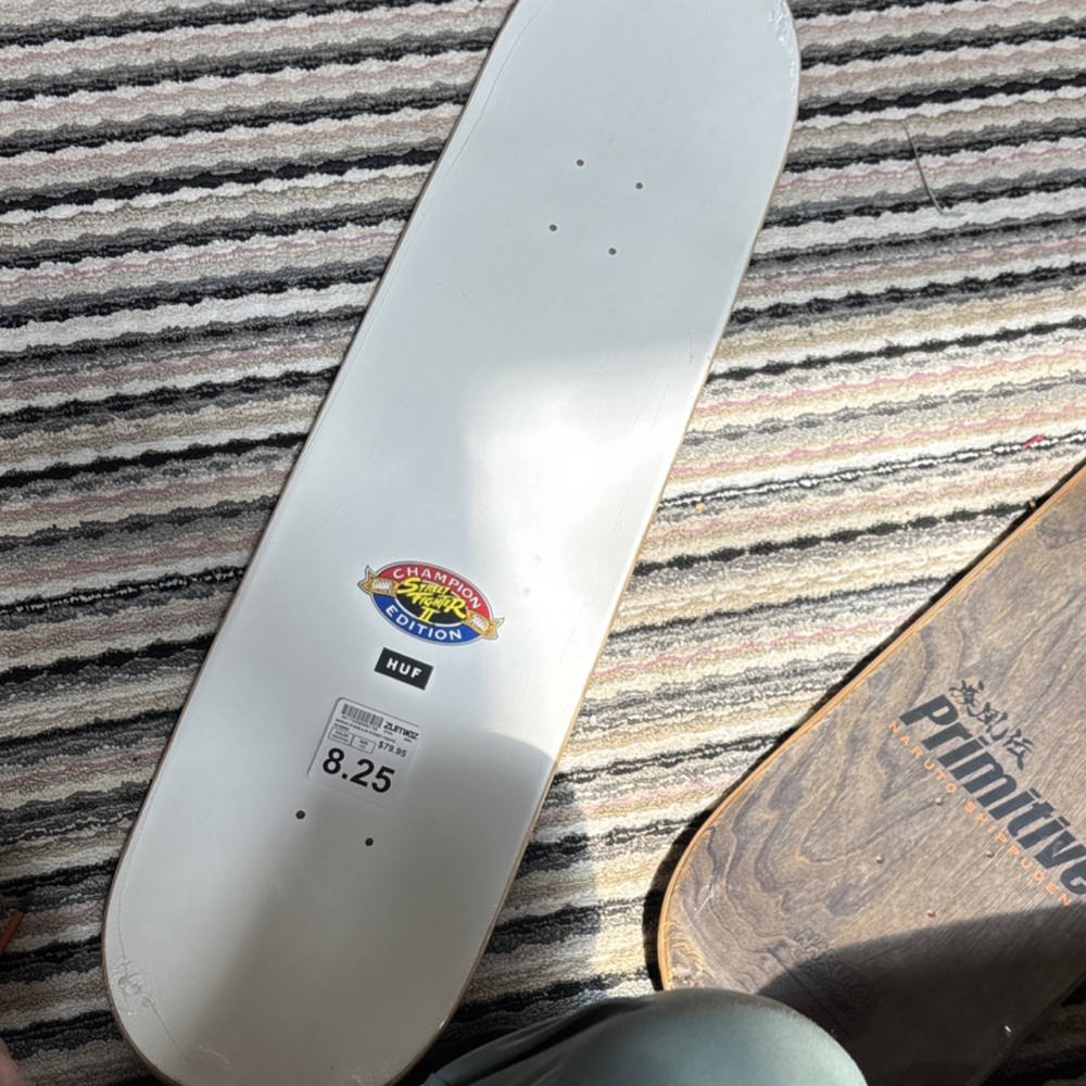 Primitive Complete Skateboard Multicolor Wood Deck Blue/Red Graphic Design
