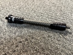 Mathews Flatline 8″ Black Compound Bow Stabilizer
