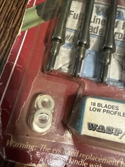 Original Wasp Series IV 3 Blade 125 grain Broadhead Set – #1503SS – NOS 6 Pack