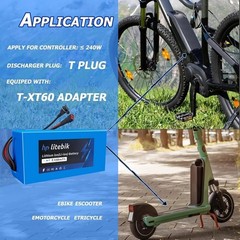 36V Ebike Battery 100W-600W 36V 10Ah electric bicycle Lithium Li-ion Battery 30A