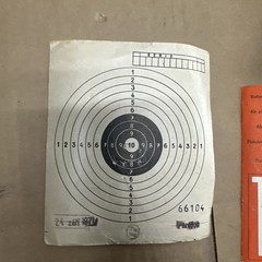 Vintage TEX 086 .177 Break Barrel Air Pistol Box Manual Target Czechoslovakia