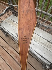 Vintage Wing Falcon Recurve Archery Bow AMO 62” 30# Right Handed