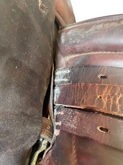 Barnsby Leng 19″ Made in England with a deep seat and adjustable stirrup bars.